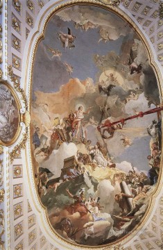 Giovanni Battista Tiepolo Painting - Palacio Real La apoteosis de la monarquía española Giovanni Battista Tiepolo